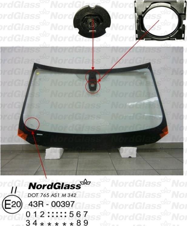 NordGlass 4044583 - Ветровое стекло avtokuzovplus.com.ua
