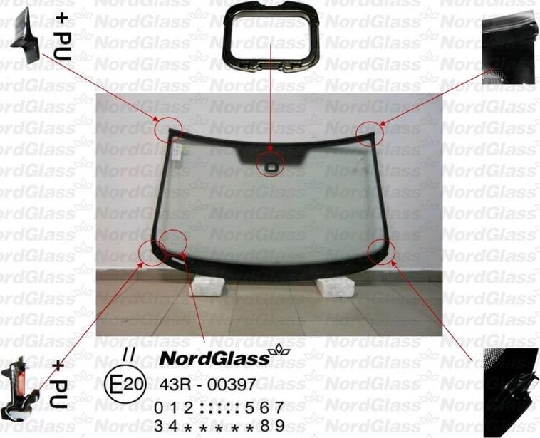 NordGlass 4044629 - Ветровое стекло avtokuzovplus.com.ua