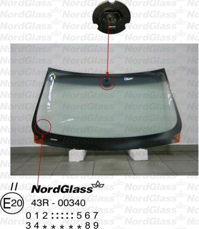 NordGlass 4044640 - Вітрове скло autocars.com.ua