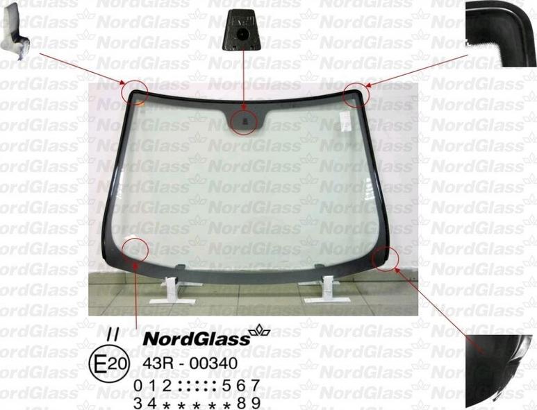 NordGlass 4044642 - Ветровое стекло avtokuzovplus.com.ua