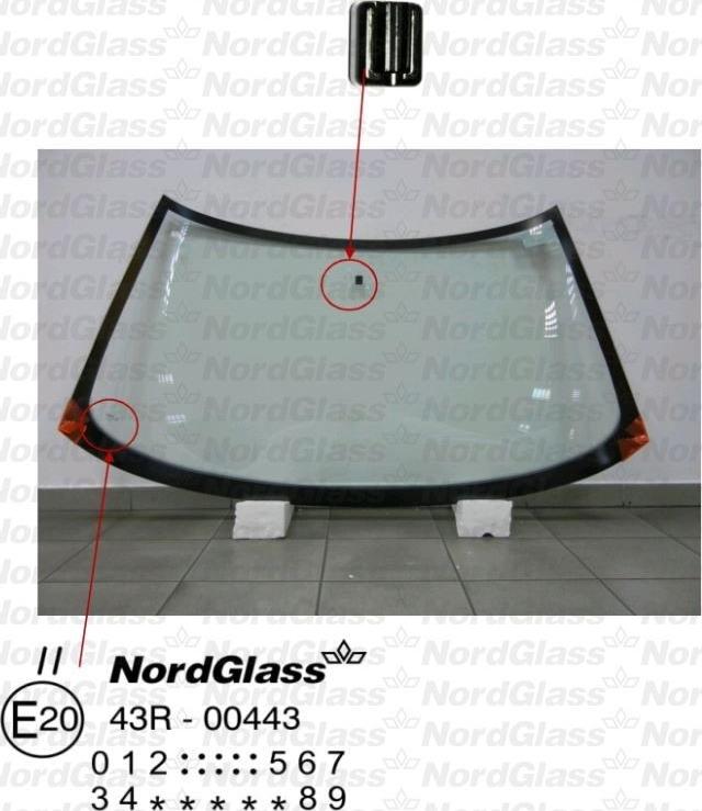 NordGlass 4044649 - Вітрове скло autocars.com.ua