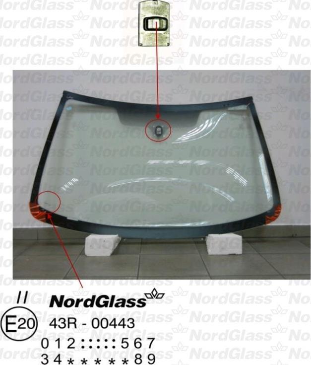 NordGlass 4044652 - Ветровое стекло avtokuzovplus.com.ua