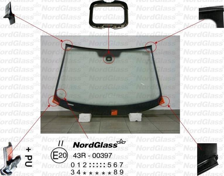 NordGlass 4044659 - Ветровое стекло avtokuzovplus.com.ua