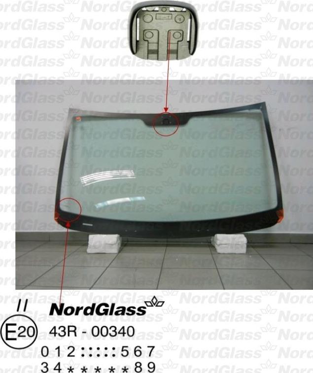 NordGlass 4044671 - Ветровое стекло avtokuzovplus.com.ua