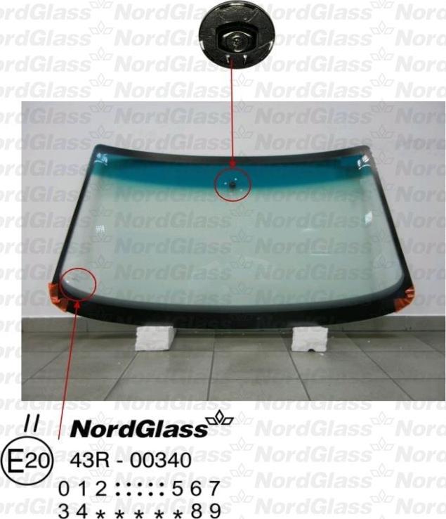 NordGlass 4044685 - Ветровое стекло avtokuzovplus.com.ua