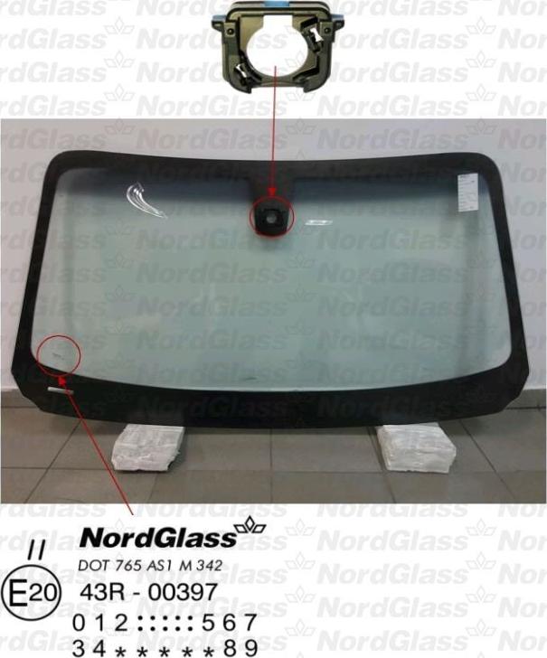 NordGlass 4044744 - Ветровое стекло avtokuzovplus.com.ua