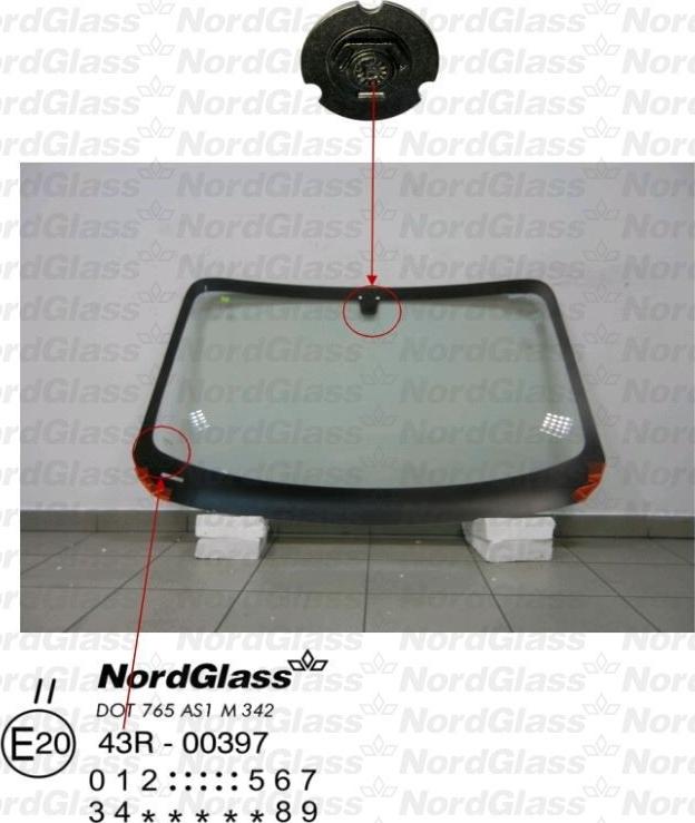 NordGlass 4044746 - Ветровое стекло avtokuzovplus.com.ua