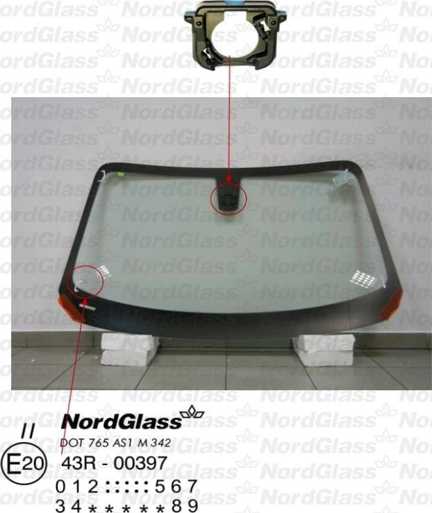 NordGlass 4044747 - Ветровое стекло avtokuzovplus.com.ua
