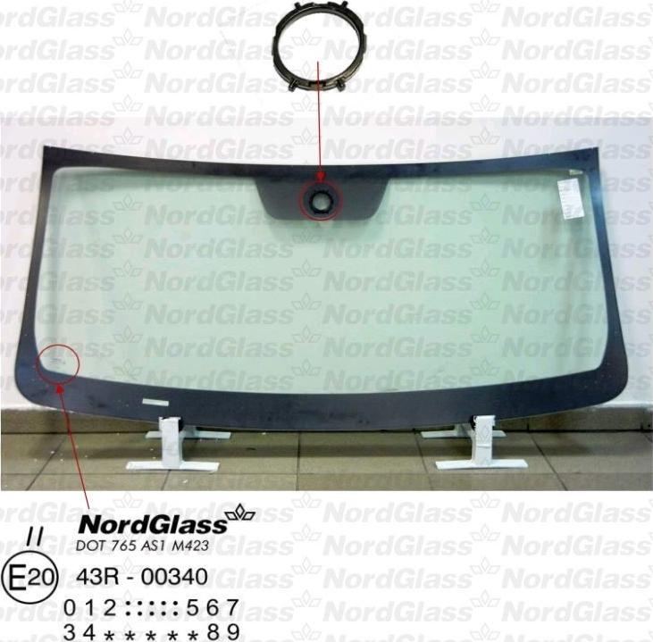 NordGlass 4044750 - Вітрове скло autocars.com.ua