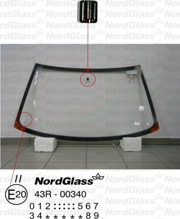 NordGlass 4044764 - Вітрове скло autocars.com.ua