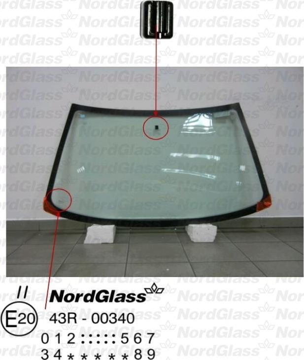 NordGlass 4044766 - Вітрове скло autocars.com.ua