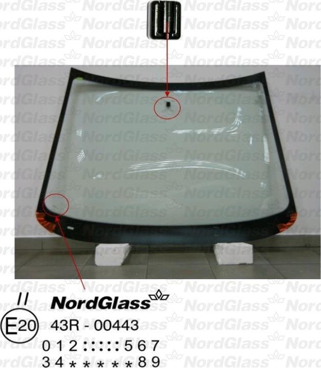 NordGlass 4044772 - Ветровое стекло avtokuzovplus.com.ua