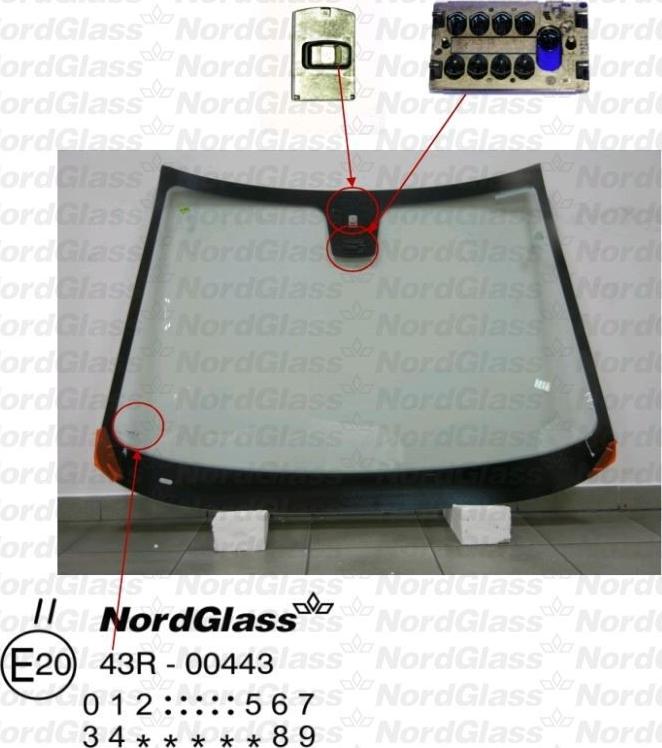 NordGlass 4044773 - Ветровое стекло avtokuzovplus.com.ua