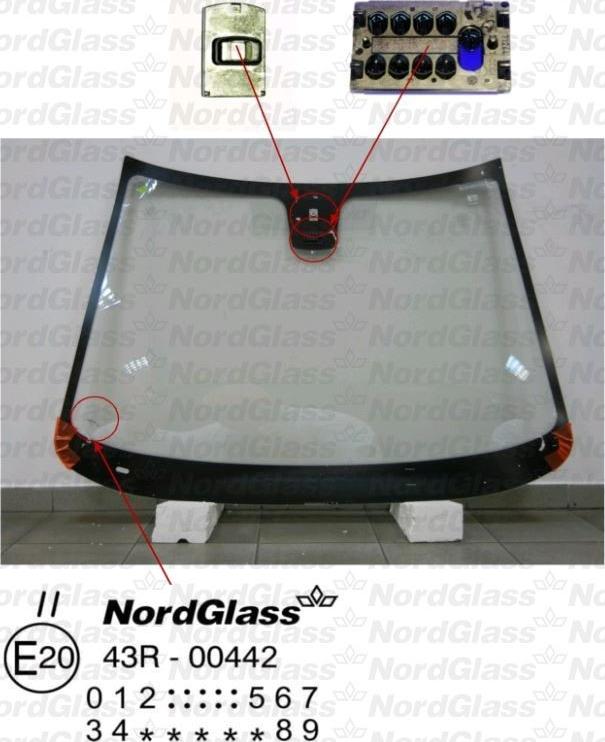 NordGlass 4044794 - Ветровое стекло avtokuzovplus.com.ua