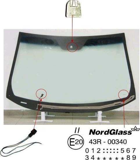 NordGlass 4044849 - Ветровое стекло avtokuzovplus.com.ua