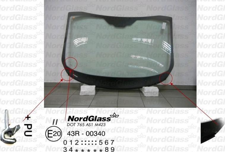 NordGlass 4044851 - Ветровое стекло avtokuzovplus.com.ua