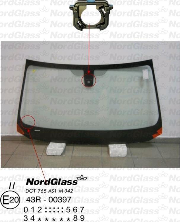 NordGlass 4044905 - Ветровое стекло avtokuzovplus.com.ua