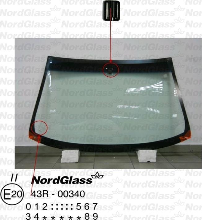 NordGlass 4044907 - Вітрове скло autocars.com.ua