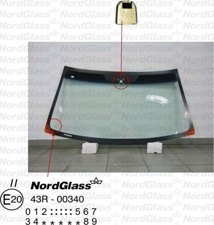 NordGlass 4044960 - Ветровое стекло avtokuzovplus.com.ua
