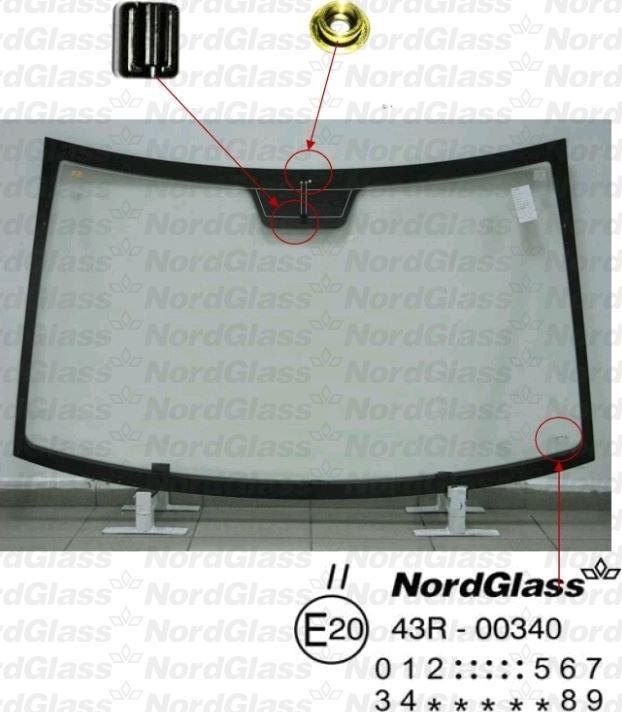 NordGlass 4044993 - Ветровое стекло avtokuzovplus.com.ua