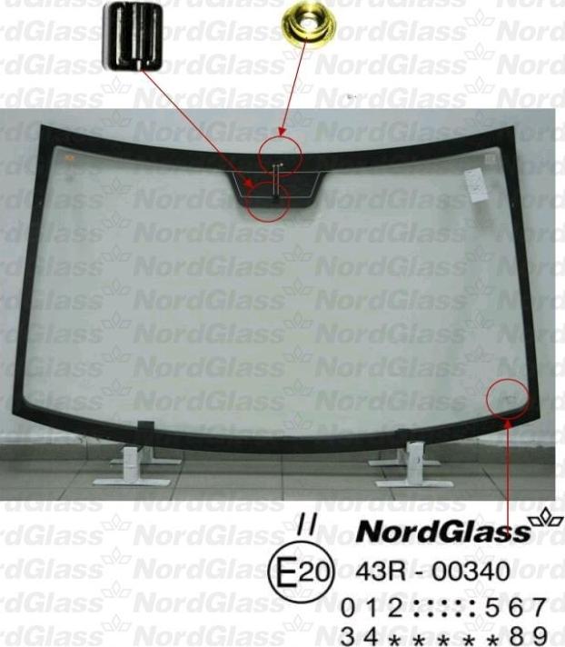 NordGlass 4044995 - Ветровое стекло avtokuzovplus.com.ua