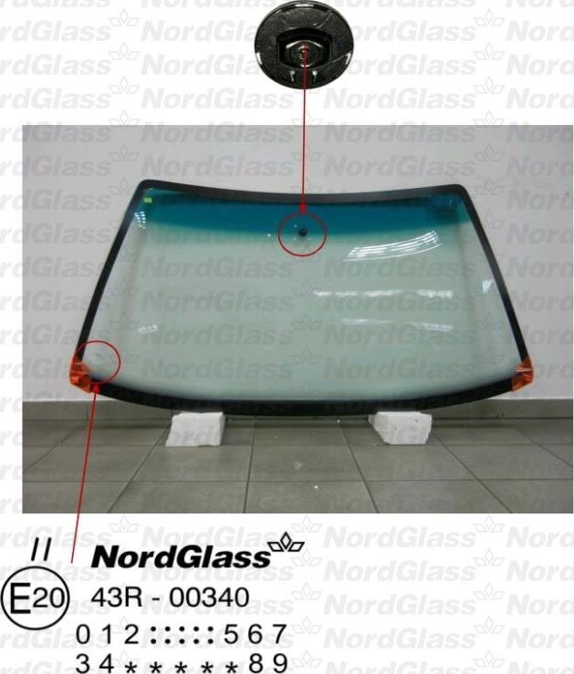 NordGlass 4045010 - Вітрове скло autocars.com.ua