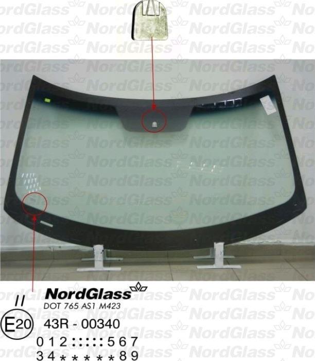 NordGlass 4045018 - Ветровое стекло avtokuzovplus.com.ua