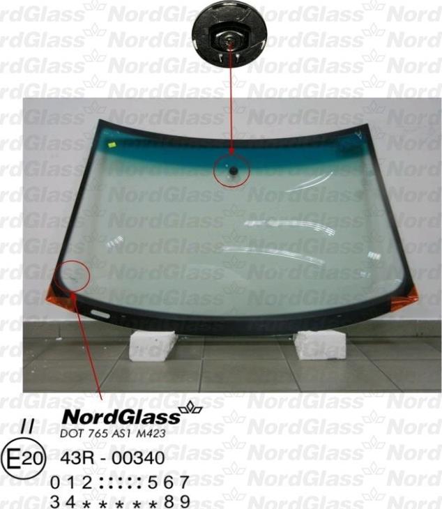 NordGlass 4045019 - Ветровое стекло avtokuzovplus.com.ua