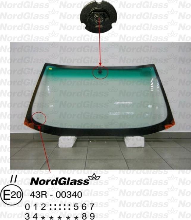 NordGlass 4045056 - Вітрове скло autocars.com.ua
