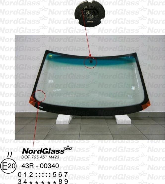 NordGlass 4045072 - Вітрове скло autocars.com.ua