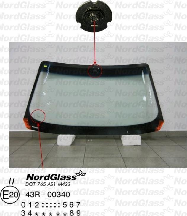 NordGlass 4045074 - Ветровое стекло avtokuzovplus.com.ua