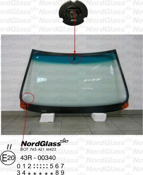 NordGlass 4045078 - Вітрове скло autocars.com.ua