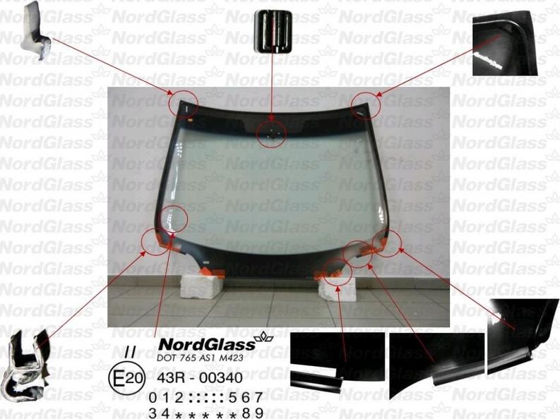 NordGlass 4045079 - Ветровое стекло avtokuzovplus.com.ua