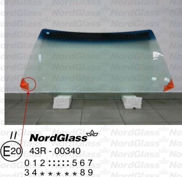 NordGlass 4045094 - Вітрове скло autocars.com.ua