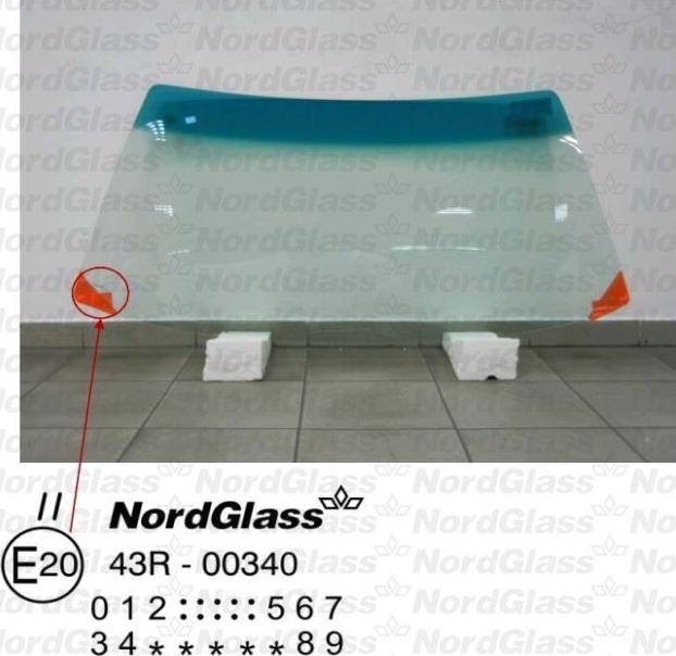 NordGlass 4045097 - Вітрове скло autocars.com.ua