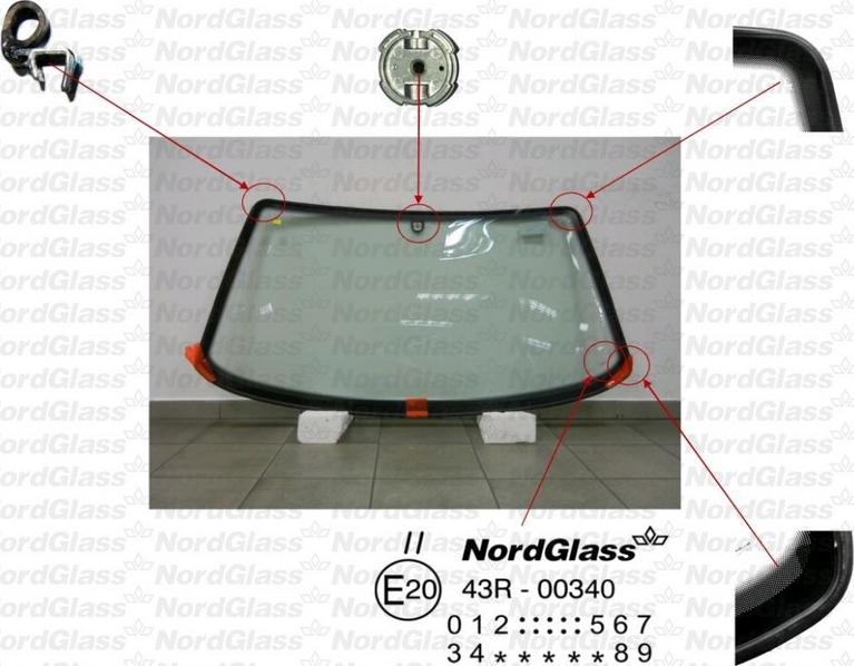 NordGlass 4045098 - Ветровое стекло avtokuzovplus.com.ua