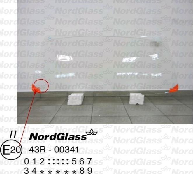 NordGlass 4045131 - Вітрове скло autocars.com.ua