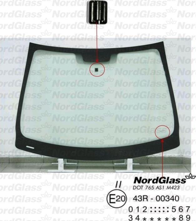 NordGlass 4045184 - Вітрове скло autocars.com.ua