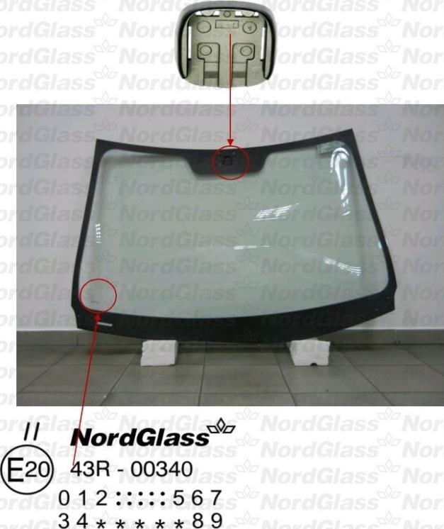 NordGlass 4045196 - Вітрове скло autocars.com.ua