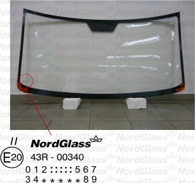 NordGlass 4045218 - Ветровое стекло avtokuzovplus.com.ua