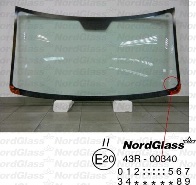 NordGlass 4045222 - Вітрове скло autocars.com.ua