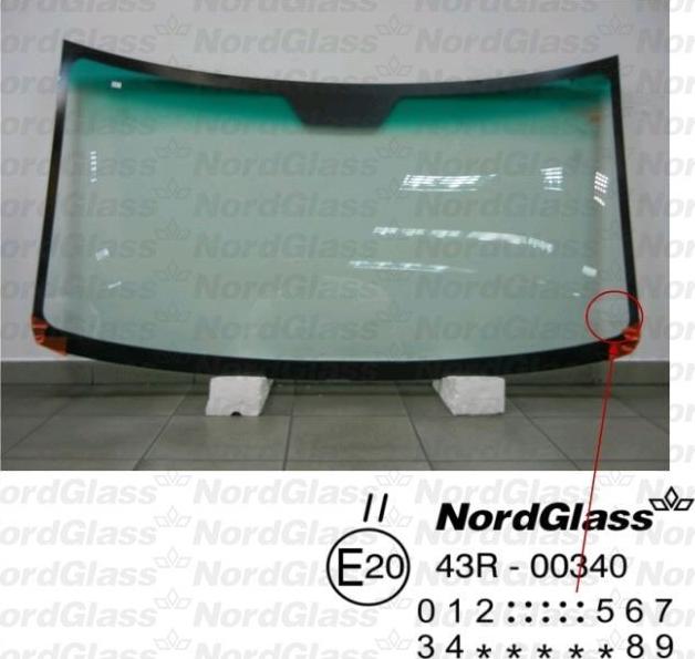 NordGlass 4045223 - Вітрове скло autocars.com.ua