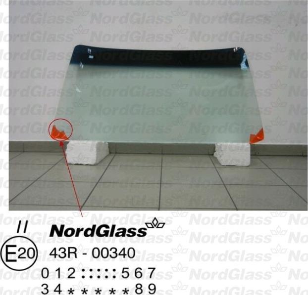 NordGlass 4045239 - Вітрове скло autocars.com.ua