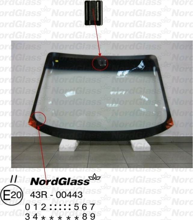 NordGlass 4045248 - Вітрове скло autocars.com.ua