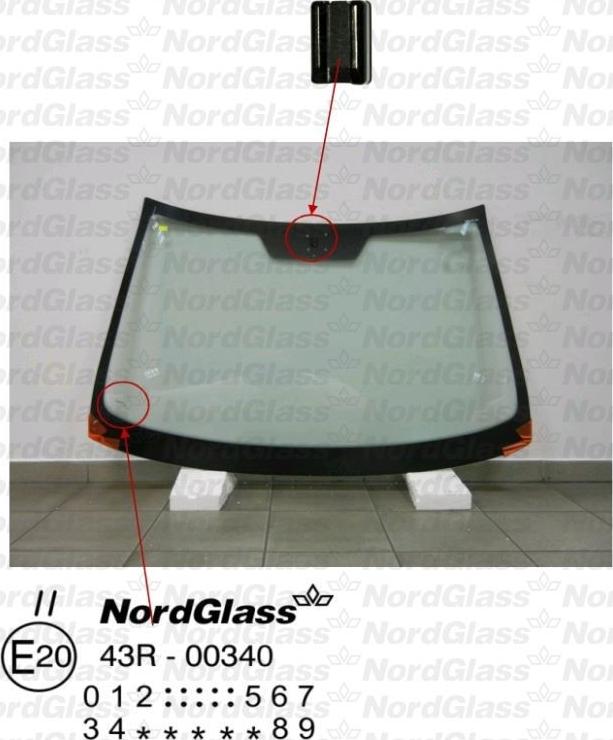 NordGlass 4045255 - Вітрове скло autocars.com.ua