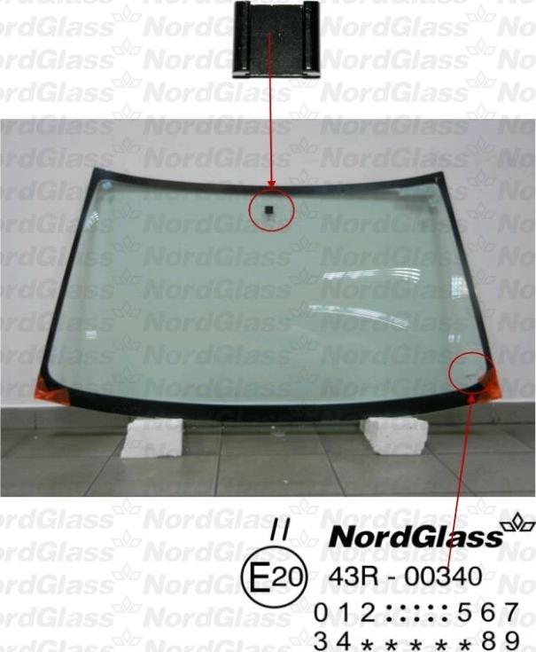NordGlass 4045265 - Ветровое стекло avtokuzovplus.com.ua