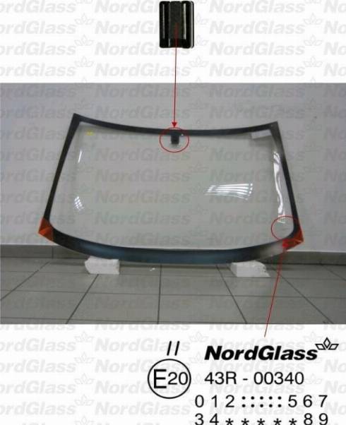 NordGlass 4045282 - Вітрове скло autocars.com.ua