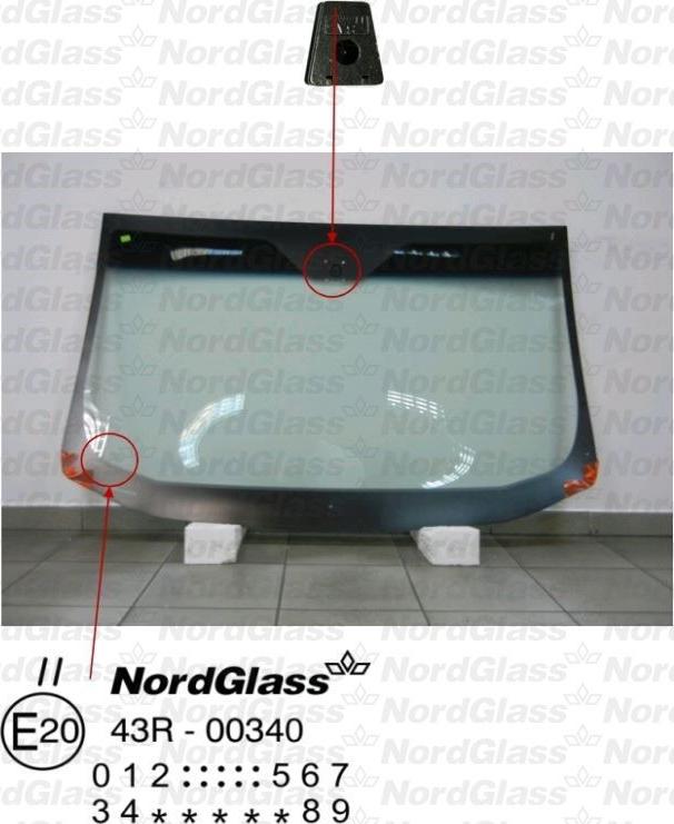 NordGlass 4045318 - Ветровое стекло avtokuzovplus.com.ua