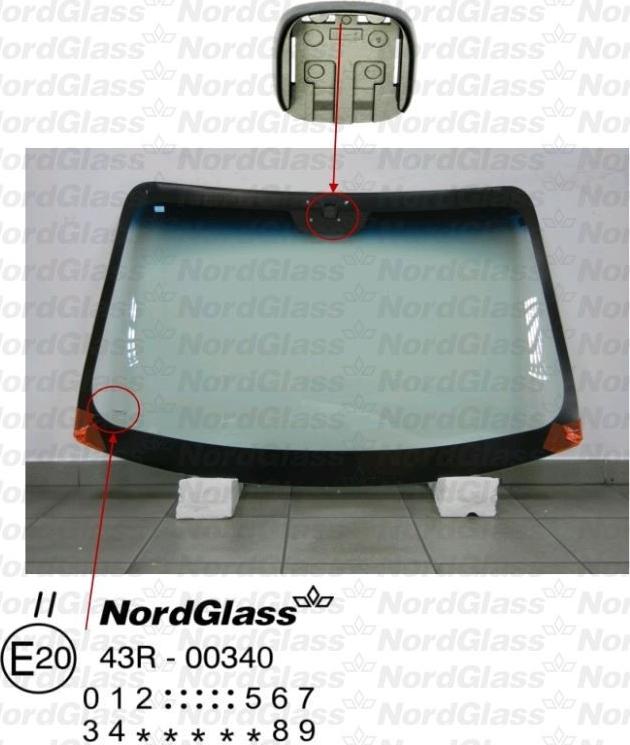 NordGlass 4045324 - Ветровое стекло avtokuzovplus.com.ua
