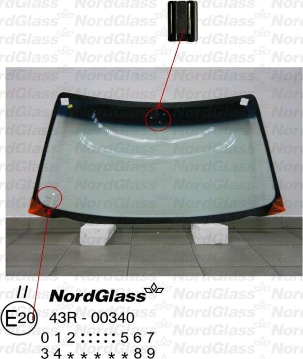 NordGlass 4045338 - Вітрове скло autocars.com.ua